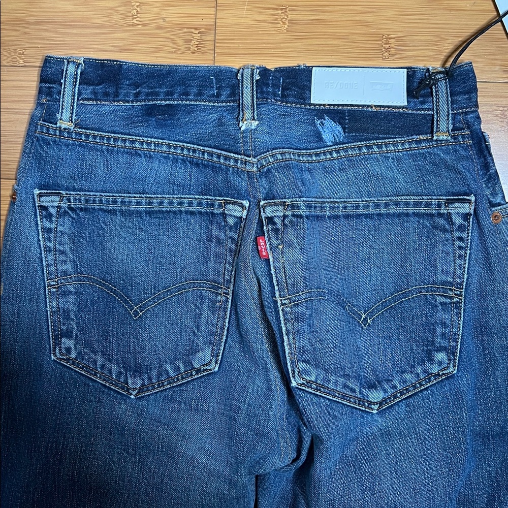 Sold eBay NWT RE/DONE x LEVI'S Ultra High Rise Stovepipe Jeans, Size 27 - Picture 11 of 11